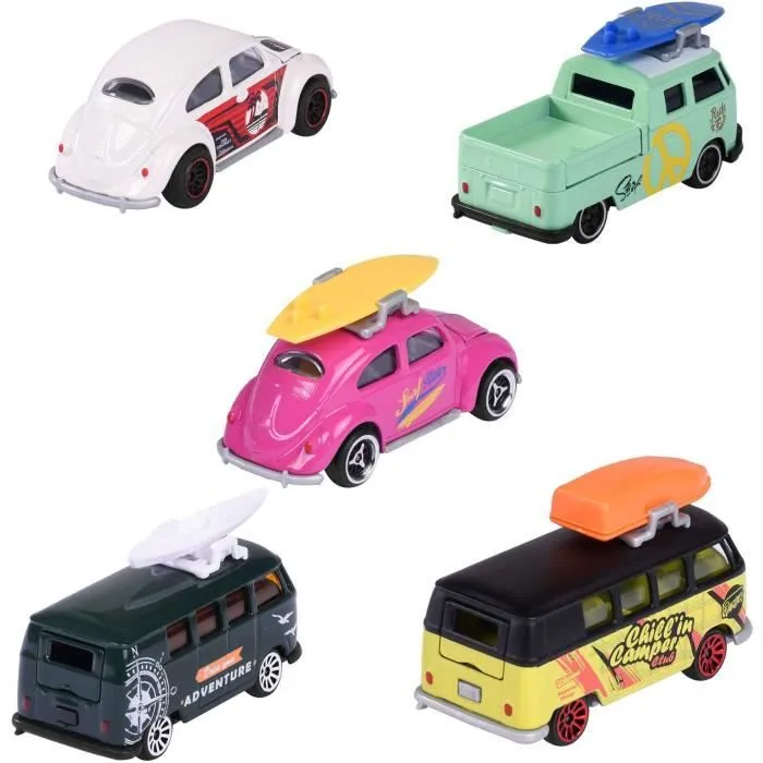 Lot de 5 voitures en métal Volkswagen The Originals-1