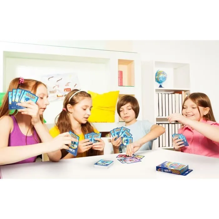 Whot! Sonic the Hedgehog - Jeu de cartes - WINNING MOVES - Jeu de cartes aux couleurs de Sonic pour toute la famille.-4