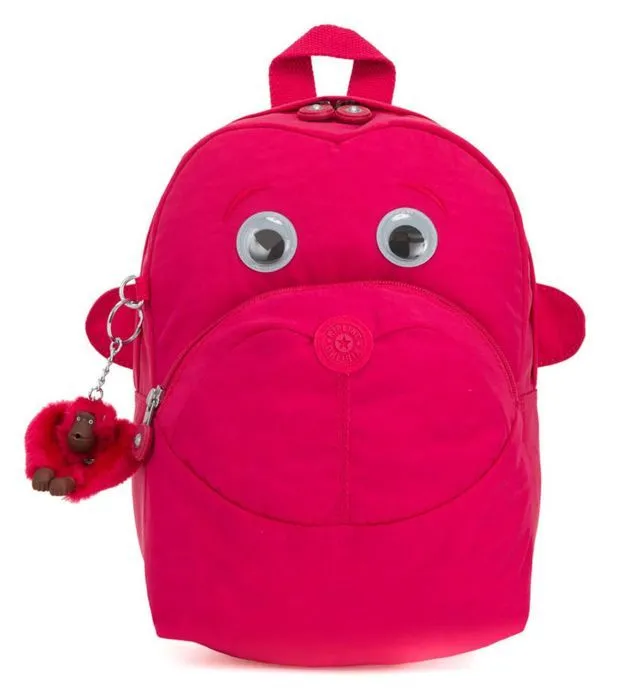 Sac à dos - Kipling - Faster True Pink - Rose - 100% polyester - Résistant à l'eau-0