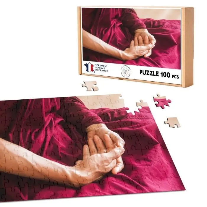 Puzzle Classique 100 pièces Mains de Moine Bouddhiste en Meditation - FABULOUS - Adulte - Intérieur-0