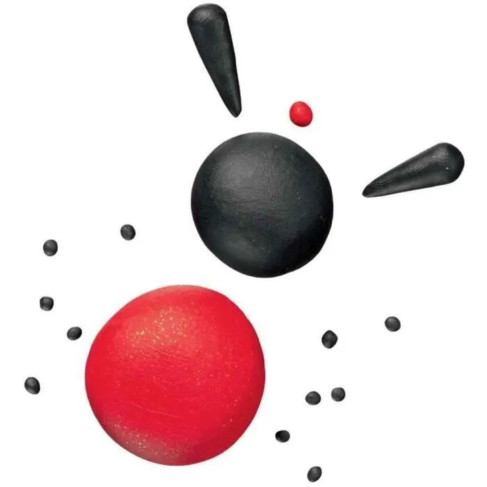 Kit de pâte à modeler - FIMO - Coccinelle - Rouge et Noir - Durcit au four - 3 ans et plus-1