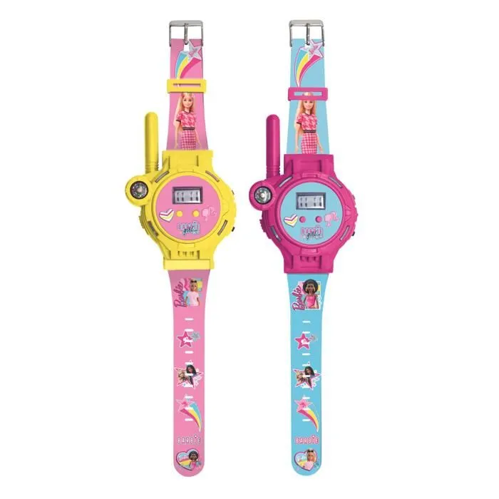 Montre digitale Barbie avec fonction talkie-walkie portée jusqu'à 200 m-0
