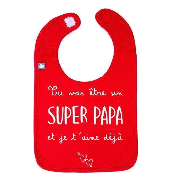 Pochette surprise annonce de grossesse - Tu vas être un super papa Rouge TU-1