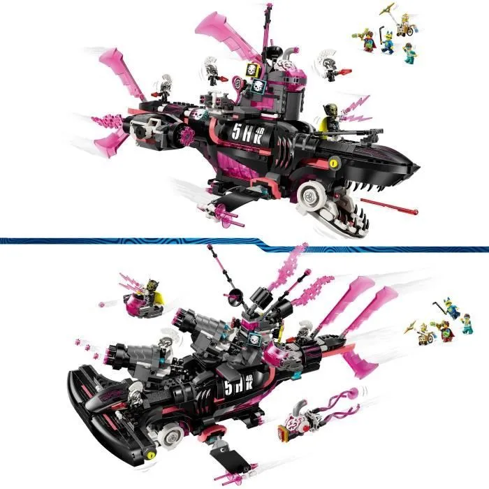 LEGO Dreamzzz 71500 Le Sous-Marin Requin Des Cauchemars - Jeu Créatif Pour Garçon 9 Ans-2