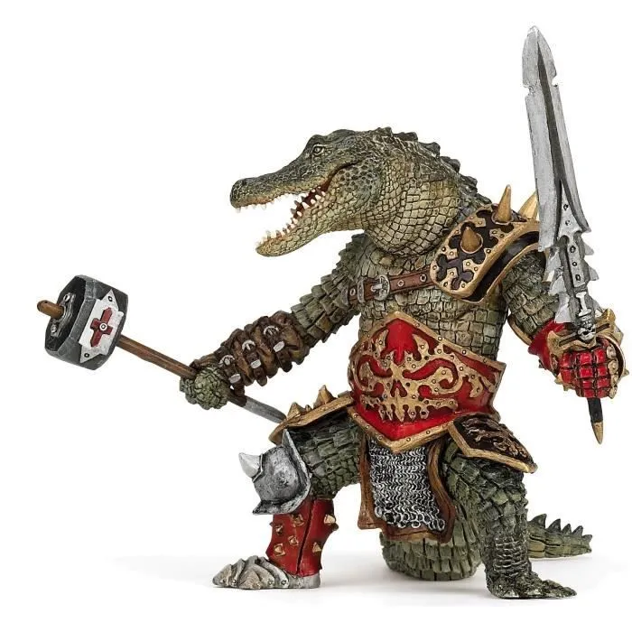 Figurine Mutant crocodile - PAPO - LE MONDE FANTASTIQUE - Pour Enfant-0