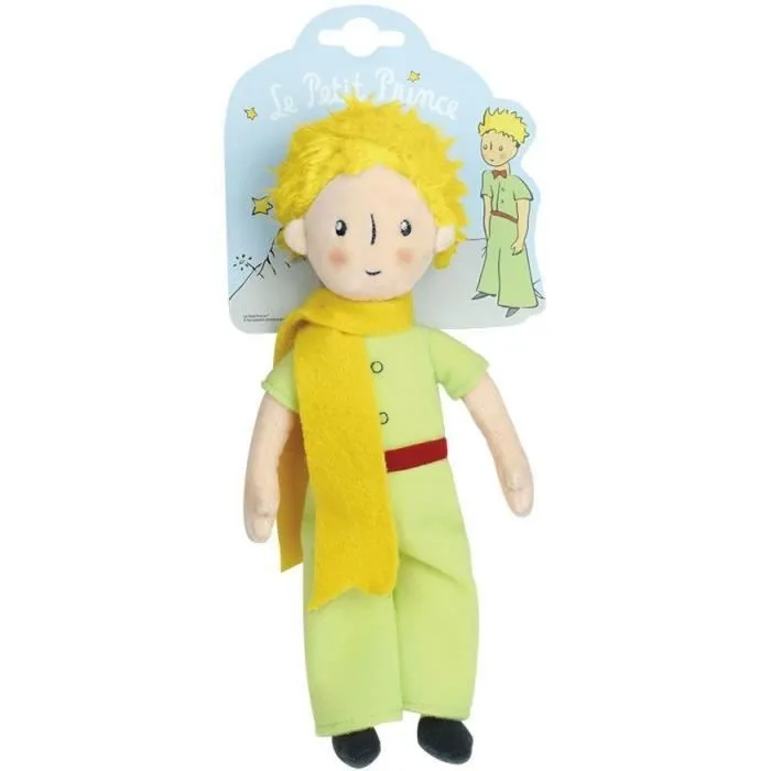 Le Petit Prince Saint Exupéry Peluche +/- 25 cm - JEMINI - Représentation parfaite du célèbre personnage.-0