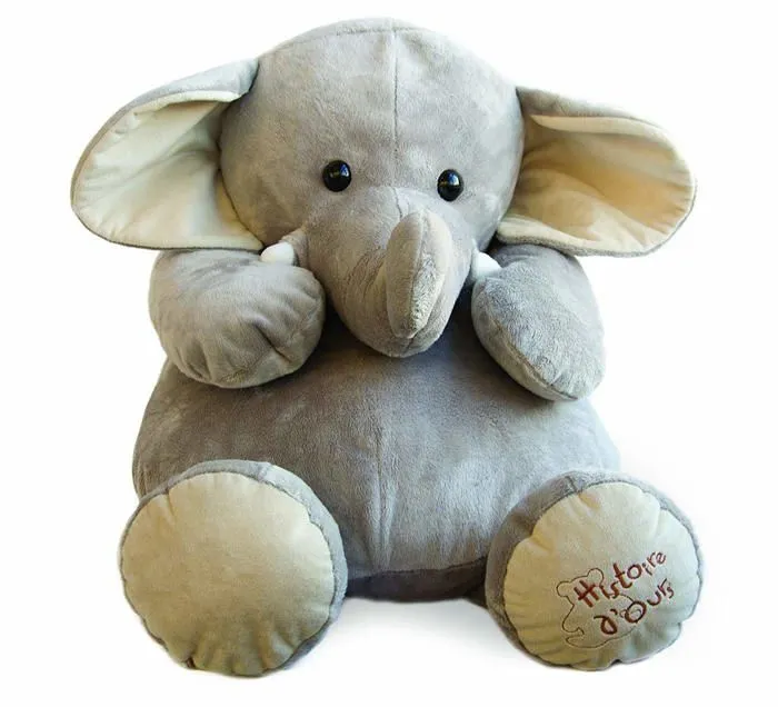HISTOIRE D'OURS - HO1285 - ACTIVITÉS D'ÉVEIL - ELÉPHANT GÉANT-0