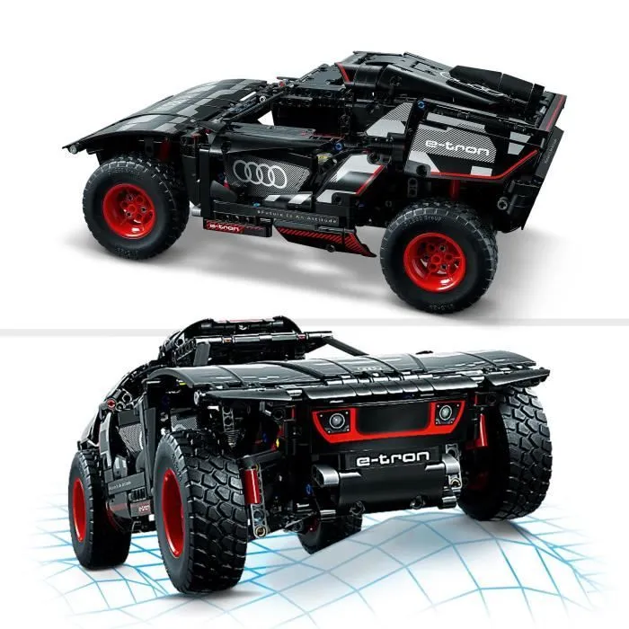 LEGO® Technic 42160 Audi RS Q e-tron, Voiture de Rallye Télécommandée, Maquette Off-Road Dakar-2