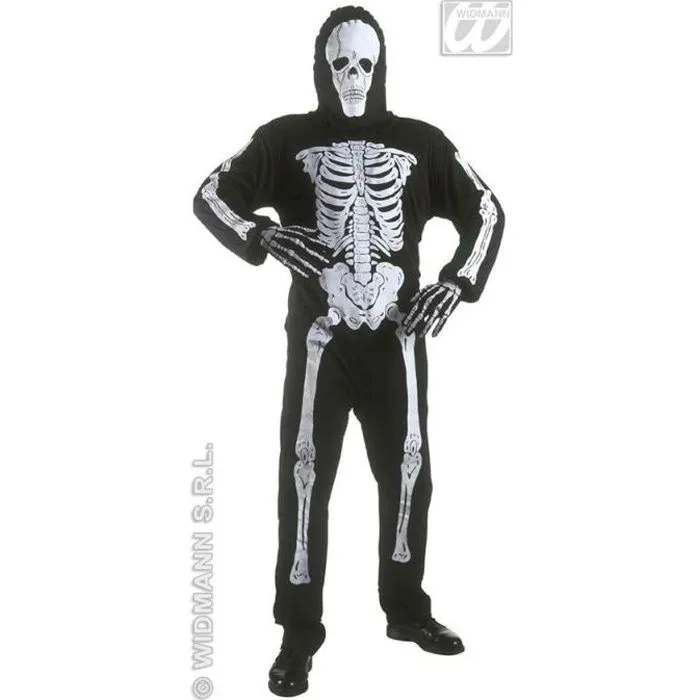 Déguisement Squelette - WIDMANN - Pour Garçon de 5 à 7 ans - Polyester - Normes UE-0