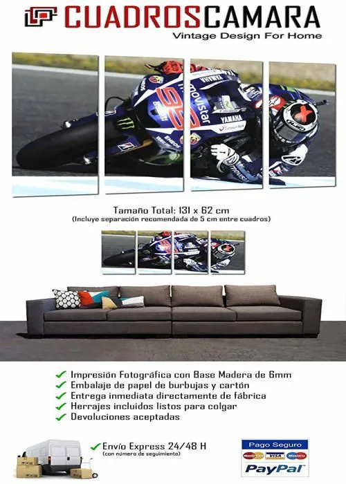 Affiche - poster Cuadros cámara - PST26734 - Cadre photo poster photo multicolore 131 x 62 cm-0