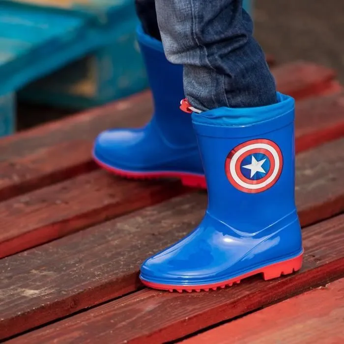 Bottes de pluie PVC bébé fille Cerda Avengers - Bleu - 25-0