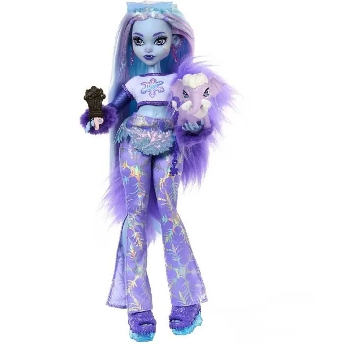 Monster High-Poupée Abbey Bominable-Poupée mode Yéti et accessoires HNF64-0
