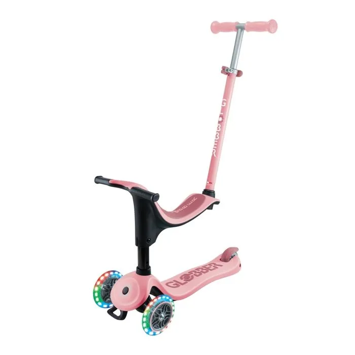 Globber - Trottinette évolutive GO-UP SPORTY LIGHTS - Rose pastel-2