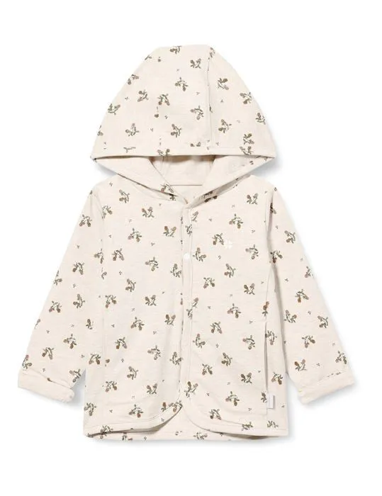 Coffret textile Noppies - 24N0310 - Baby U Cardigan Niederau Rev, RAS1202 Oatmeal-P611, 68 cm Mixte bebe-0