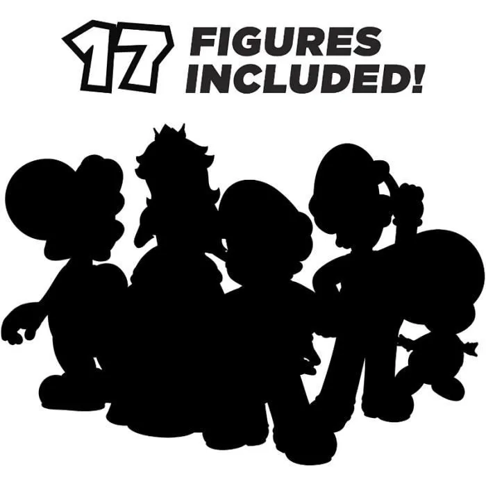 Calendrier de l'Avent Nintendo - 24 Surprises dont 17 Figurines et 7 Accessoires - avec Personnages Spéciaux en Edition Limitée-2