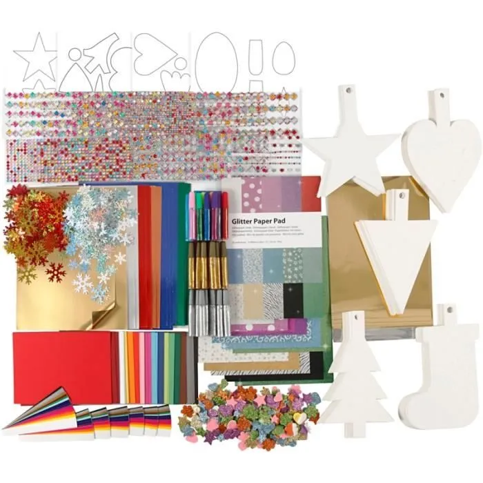 Kit créatif pour décoration de Noël - environ 700 pcs-0