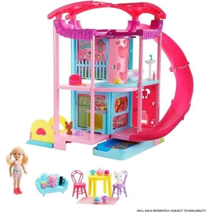 MATTEL L'incroyable Maison de Chelsea et ses animaux Barbie®, 50 cm-3