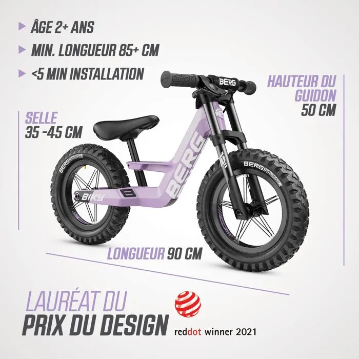 BERG Biky Cross Violet frein à main-4