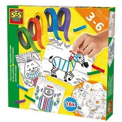 J'apprends à coller - SES - Jouet - Mixte - À partir de 3 ans-0