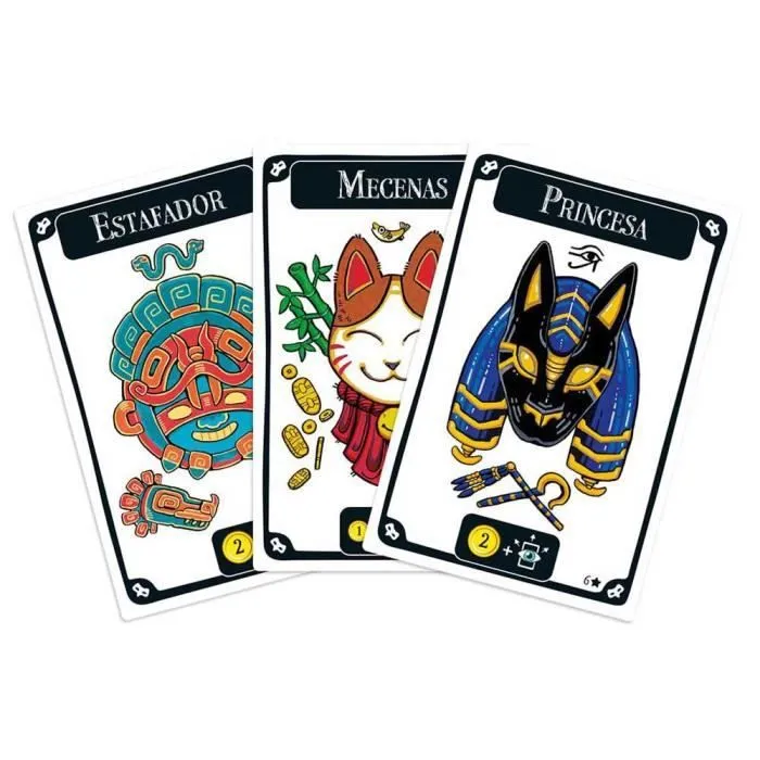 Repos Production- Mascarade Masque Nouvelle dition, Jeu de Cartes en Espagnol, REMAS01-1