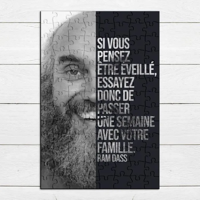 Puzzle Classique 100 pièces Si Vous Pensez Être Éveillé Ram Dass - FABULOUS - Mixte - Adulte - Intérieur-3