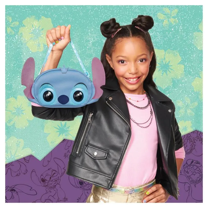 Sac à main - Disney - Lilo et Stitch - Bleu - Interactif avec sons - Pour enfants 5+-5