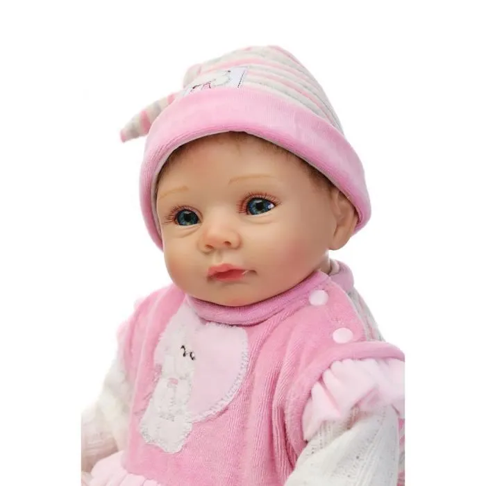 Poupée Reborn - NPKDOLL - TY1106RU - Silicone - Éducative - Douce - 55cm-2