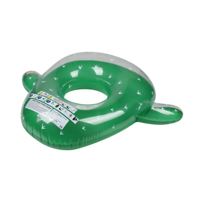 Bouée Gonflable Ronde - Air My Fun - Cactus ø130cm - Ultra Confort et Flotteur Deluxe-2