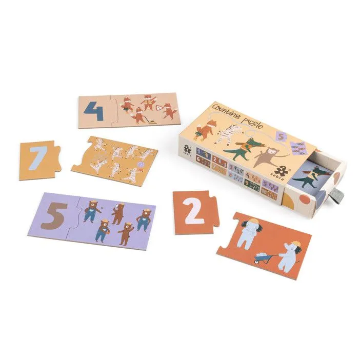 Puzzle Chiffres 1 à 10 Sebra-0