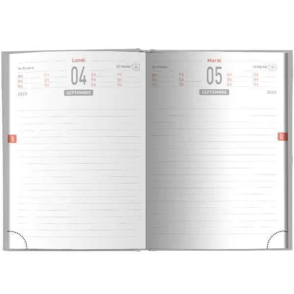 Agenda scolaire - New York - 2023/2024 - 1 page par jour - Août 2023 à août 2024-2