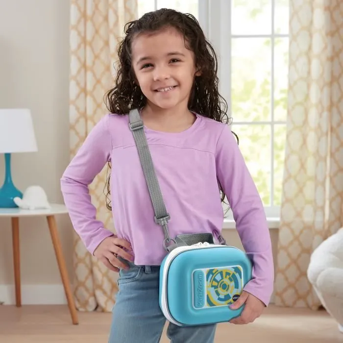 Sacoche VTECH Kidizoom Bleue - Pour appareils photos et vidéos KidiZoom - 3 ans +-1