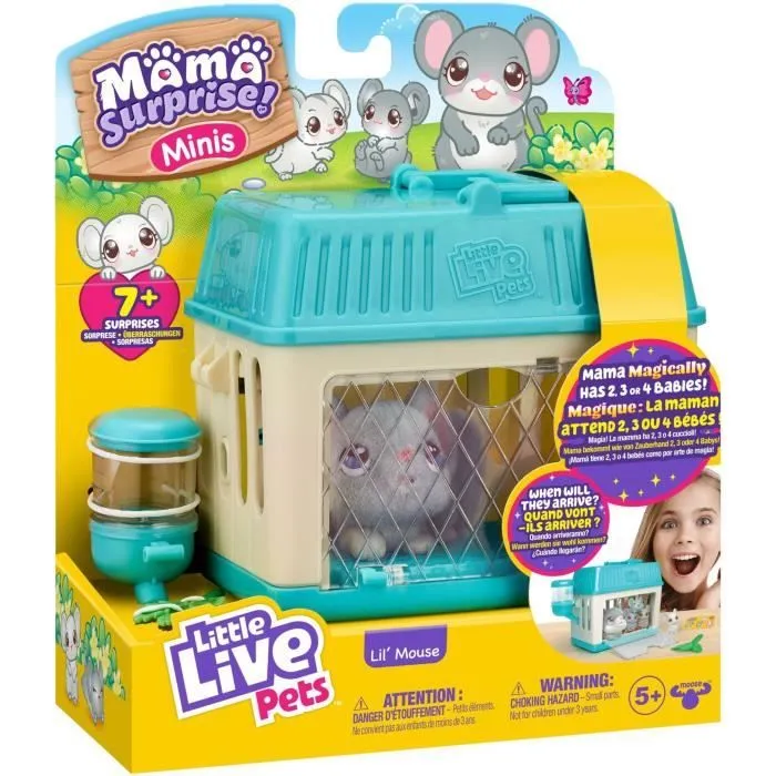 Peluches P'tites Souris Mama Surprise - Little Live Pets - Moose Toys-0