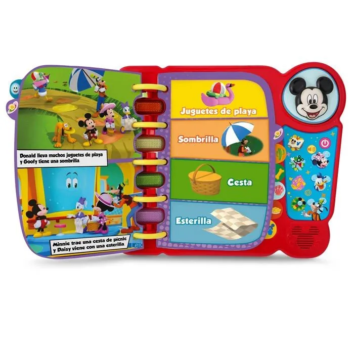 Livre electronique enfant - livre interactif enfant Vtech - 80-554022 - Disney Mouse J'apprends a Lire avec Mickey, , unico-2
