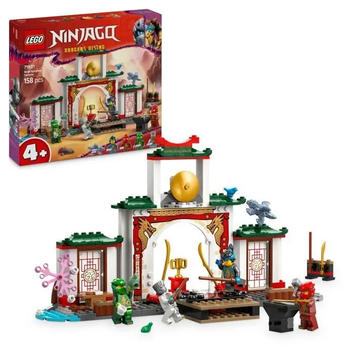 LEGO NINJAGO 71831 Le temple de Spinjitzu des Ninjas - Jouet dragon pour enfants dès 4 ans-0