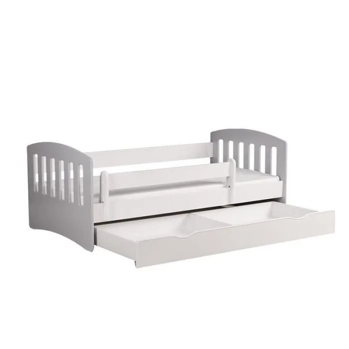 Lit - Kocot - Kids Classic - Blanc - 140x80 cm - Tiroir et matelas inclus-2