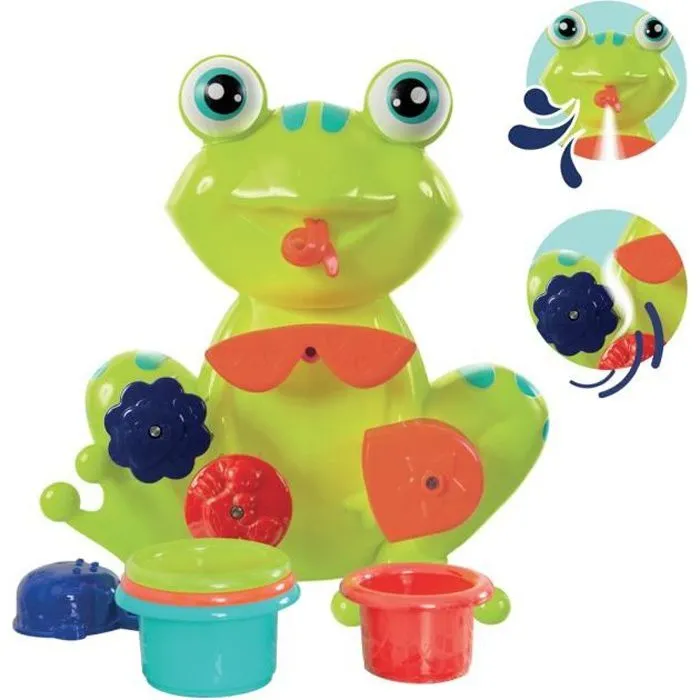 LUDI Jouet de Bain Coffret "Grenouille"-0