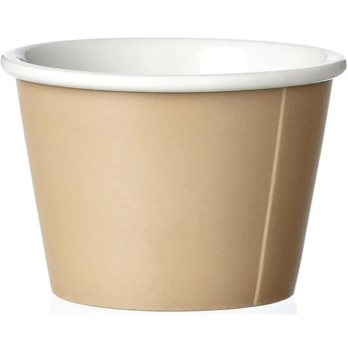 Viva tasse Papercup Christina 130 ml porcelaine beige-0