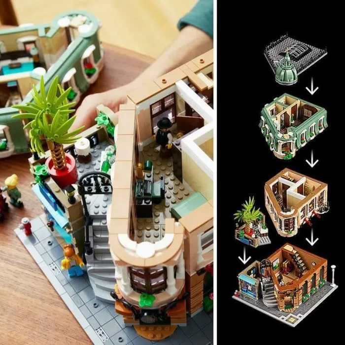 Constructions Modulaires - LEGO - 10297 - Hôtel Boutique - 3066 pièces - Pour Adultes-1