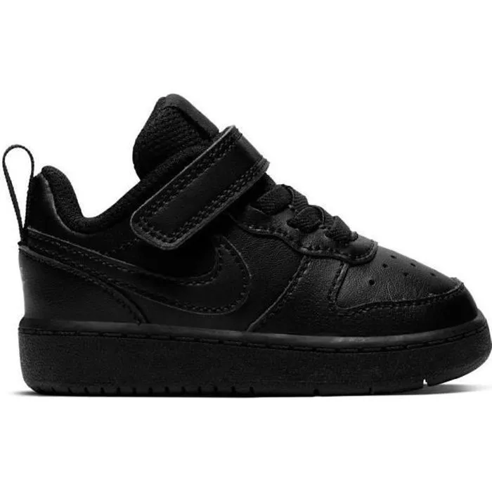 Baskets Nike Court Borough Low 2 - NIKE - Noir - Mixte - Bébé-0