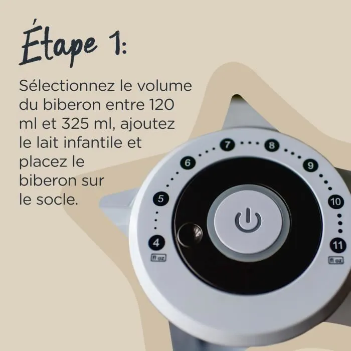 TOMMEE TIPPEE Préparateur Chauffe Biberons, Perfect Prep, Blanc-3