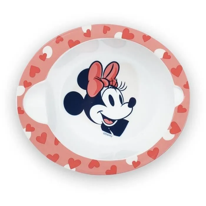 Set repas micro-ondes - THERMOBABY - 2 pièces - Bol et cuillère - Minnie-1