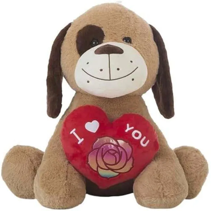 Chiot LLOPIS - Chien Amour Cœur 58 cm-0