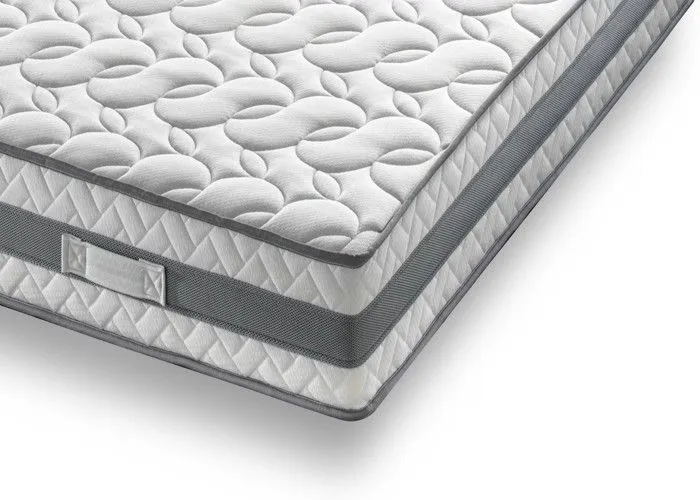 Lot de 2 Matelas 70x190 Mémoire de Forme 60 Kg-m3 + 2 Alèses x 21 cm Ferme + 2 Oreillers Visco - 7 Zones de Confort - Noyau Aertech-1