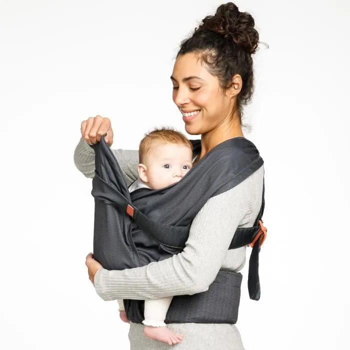 Porte bébé INFANTINO HUG&CUDDLE - A enfiler - 3 à 11,8 kg - Système écharpe de portage - Dès la naissance-1