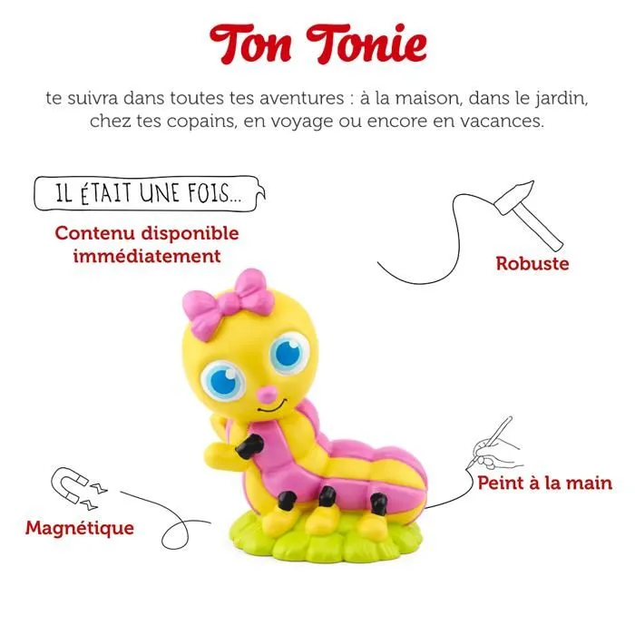 tonies - Figurine Tonie - Drôles de petite bêtes - Camille la chenille-1
