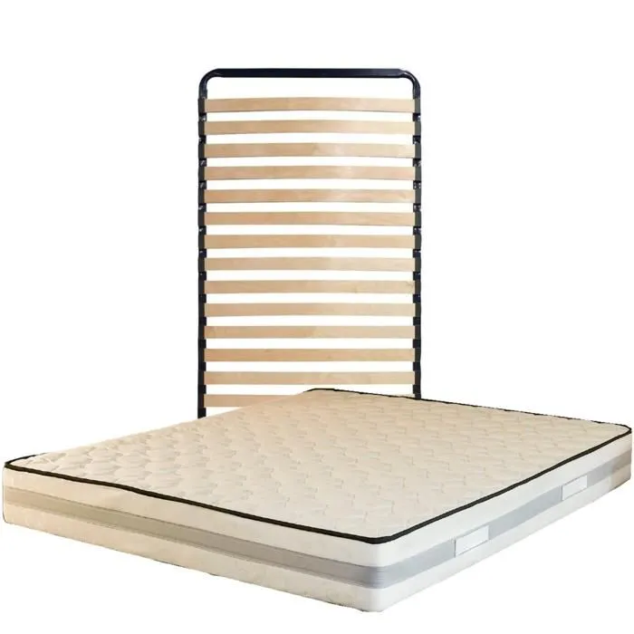 Matelas 100x200 Sommier pieds Mmoire de Forme - 23 cm - Trs Ferme-2