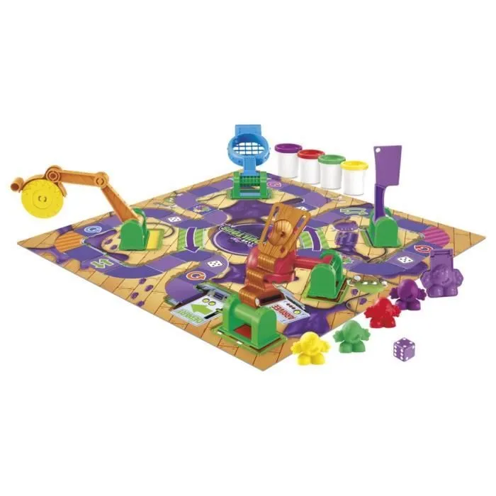 Les Crabouiltous, jeu de plateau pour enfants, à partir de 5 ans, jeu pour la famille avec pâte à modeler-1