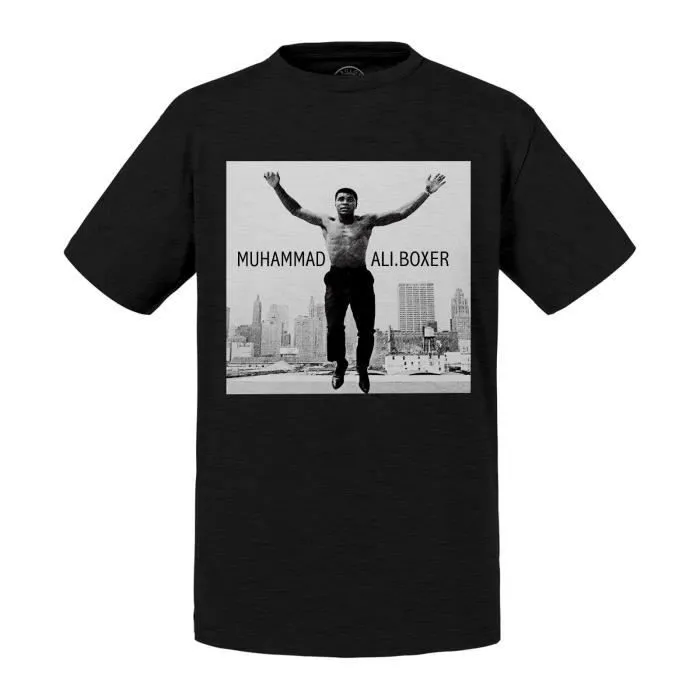 T-shirt Enfant - FABULOUS - Mohamed Ali - Noir - Manches courtes - Coton de haute qualité-0