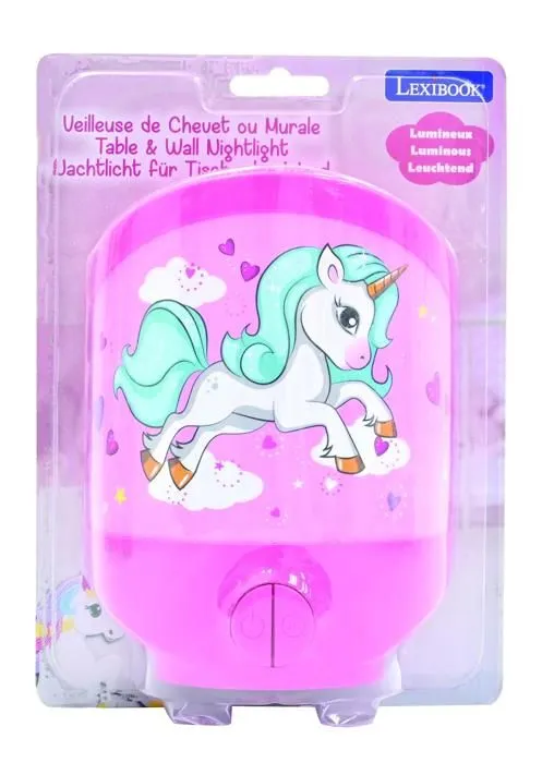 Veilleuse de chevet ou murale Licorne-3