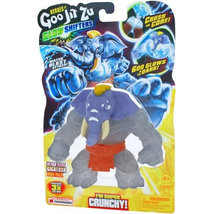 Figurines 11cm Glow Shifters - MOOSE TOYS - GOO JIT ZU Saison 5 - Pour Enfant de 4 ans et plus - Garantie 2 ans - Modèle aléatoire-8